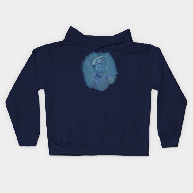 nebula Kids Hoodie by inkpocket